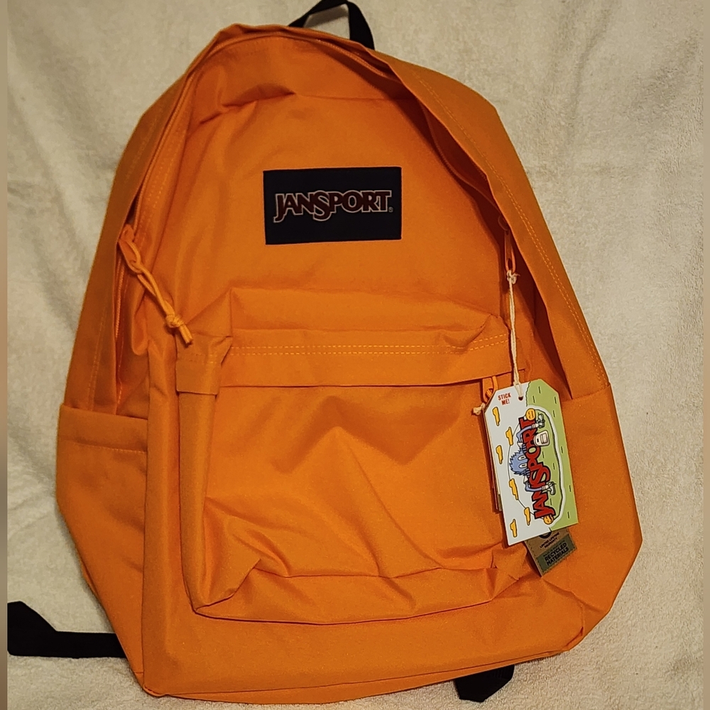 Jansport Orange Backpack Durable Classic Design